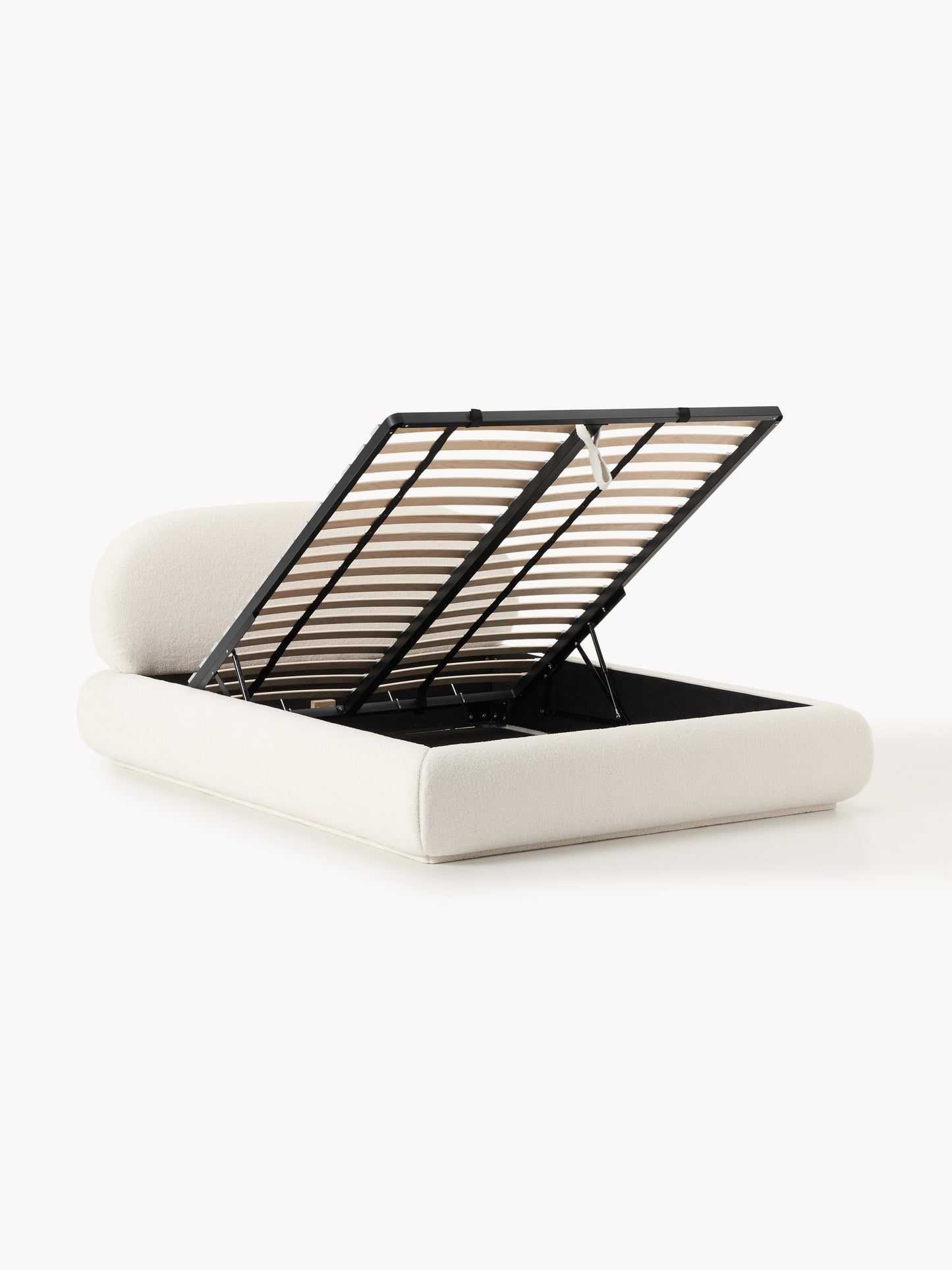Simpales Alba Teddy Bed with Storage, Upholstered