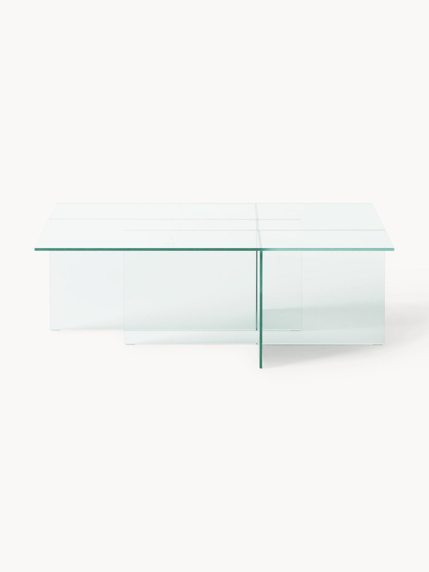 Simpales Anouk Coffee Table, W 102 cm, in Glass