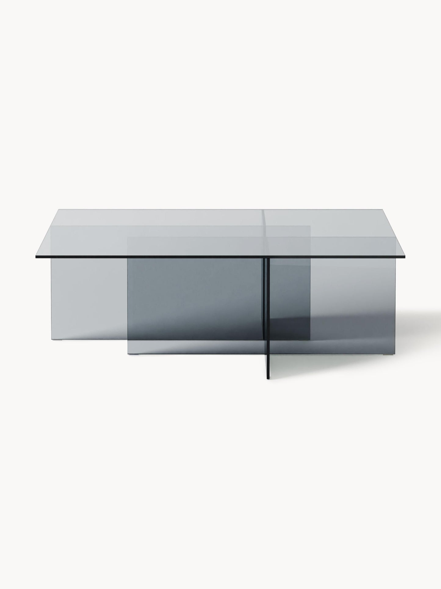 Simpales Anouk Coffee Table, W 102 cm, in Glass