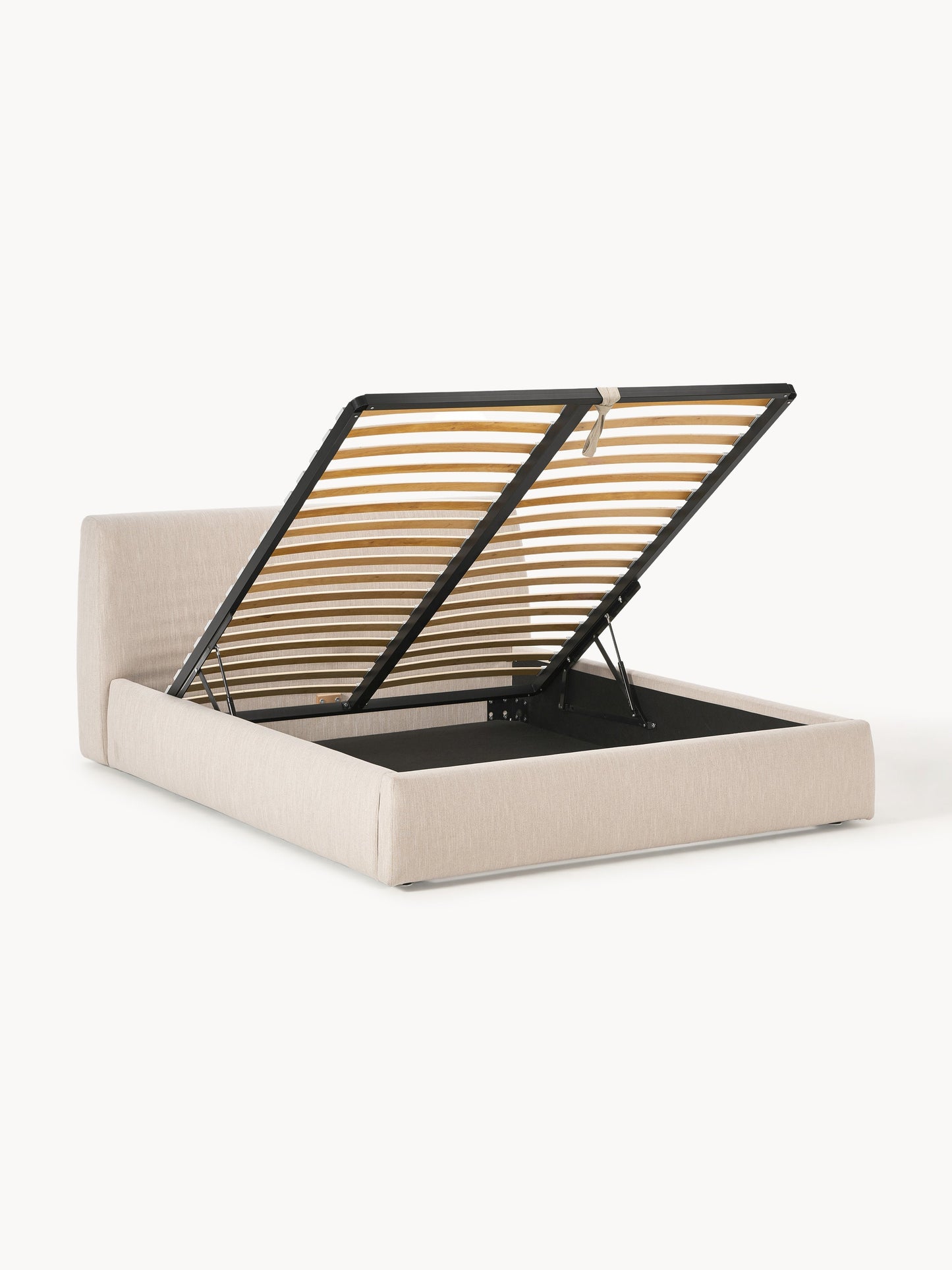 Simpales Cloud Bed with Storage, Upholstered