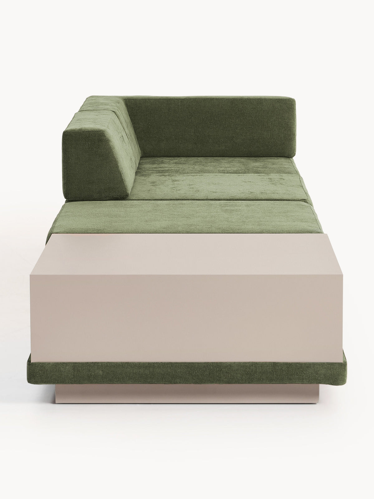 Simpales Colin Modular Sofa with Coffee Table & Ottoman (4-Seater)