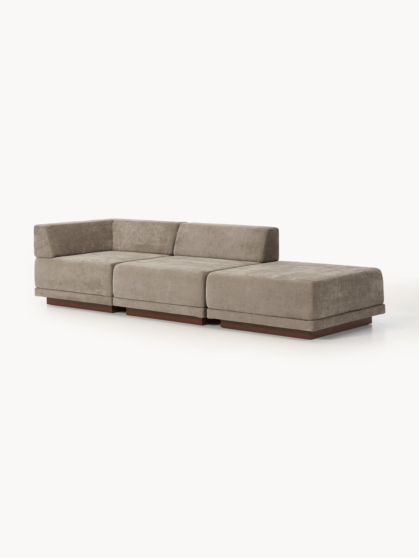Simpales Colin Sofa with Ottoman, Modular, 4-Seater