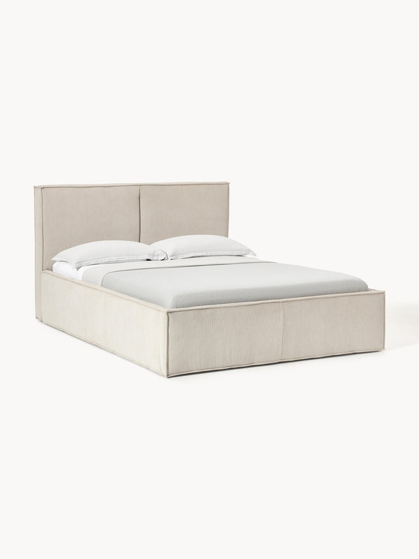 Simpales Dream Bed, Upholstered in Corduroy