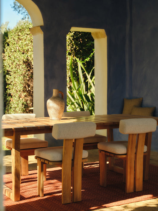 Simpales Eiko Garden Table, Teak Wood, 229 x 100 cm