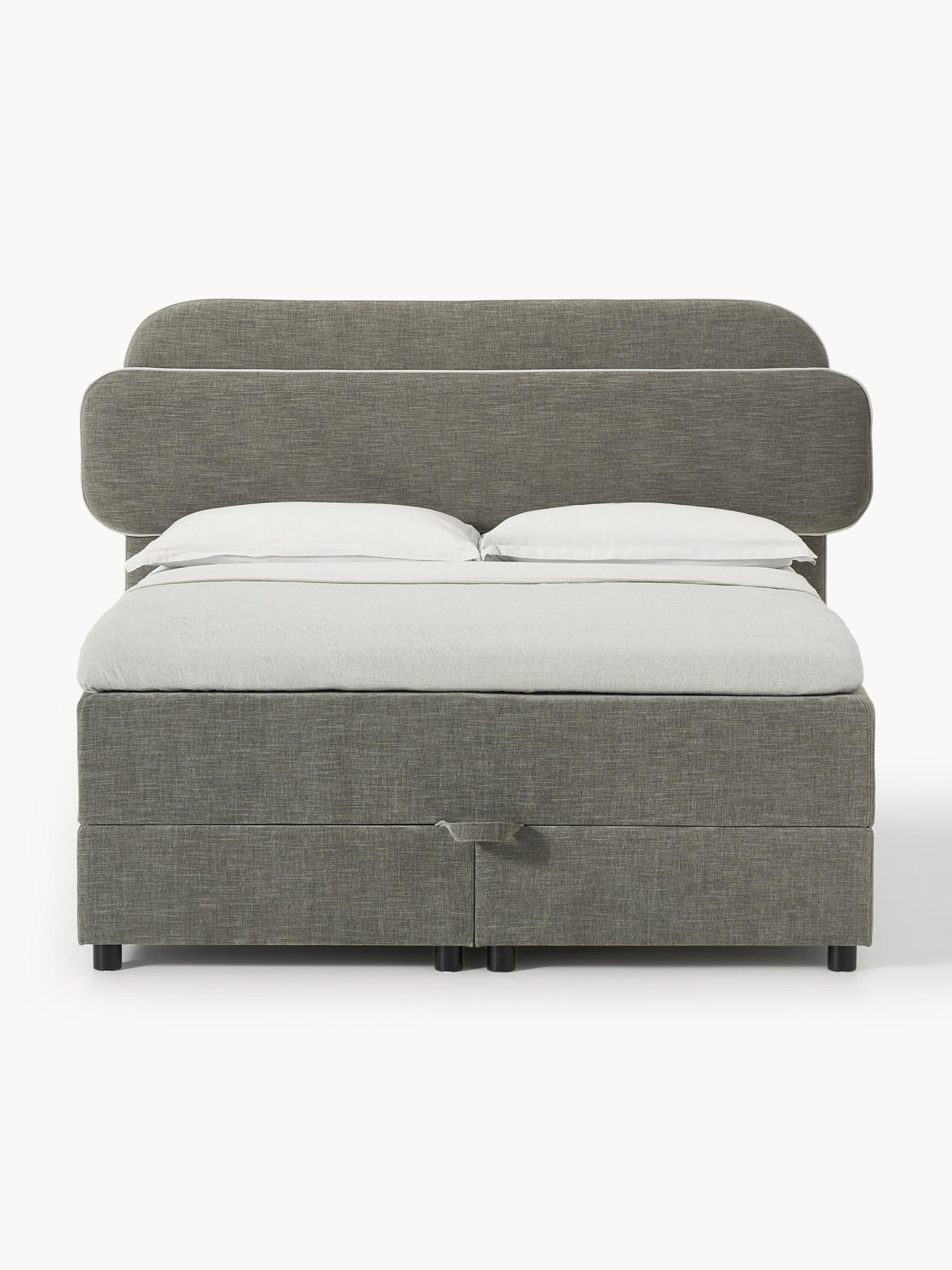 Simpales Enrica Bed with Box Spring and Storage