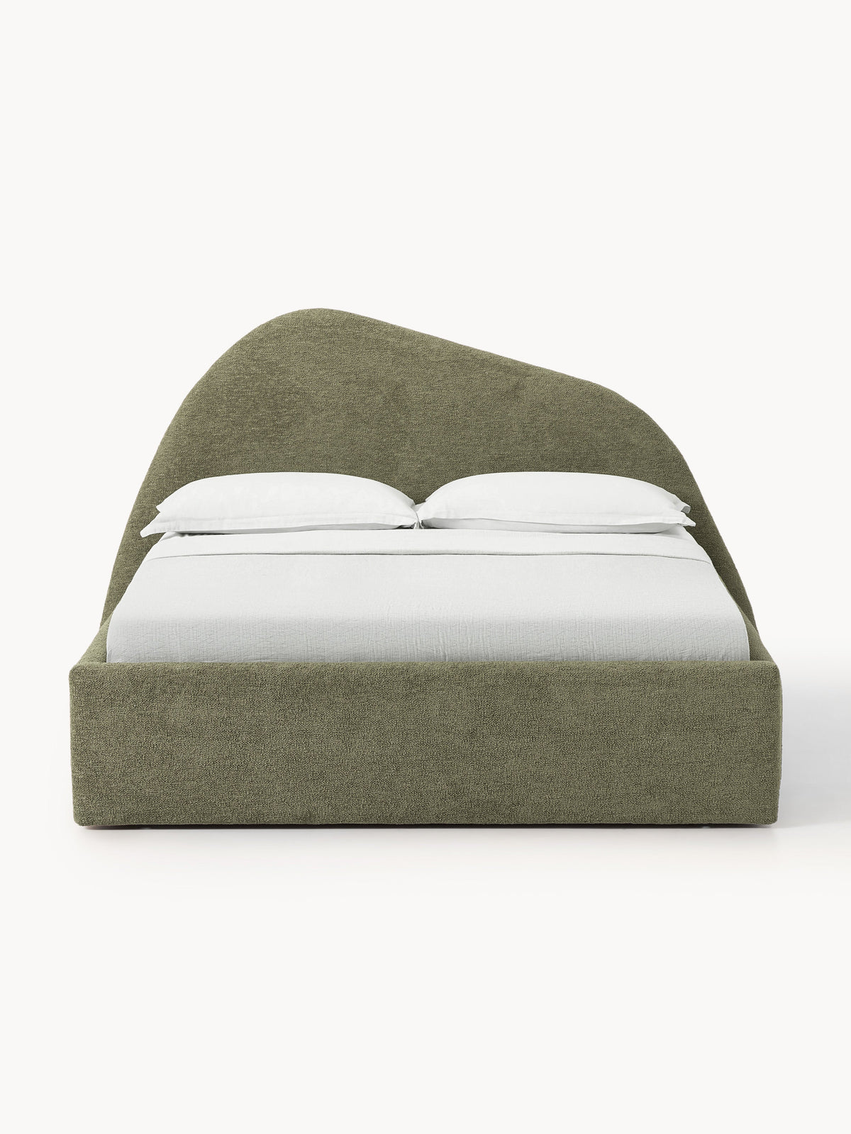 Simpales Gary Bed, Upholstered in Bouclé
