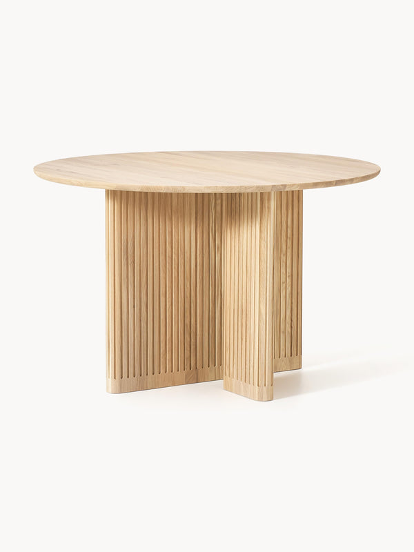 Simpales Jolka Round Dining Table, Oak, Ø 120 cm