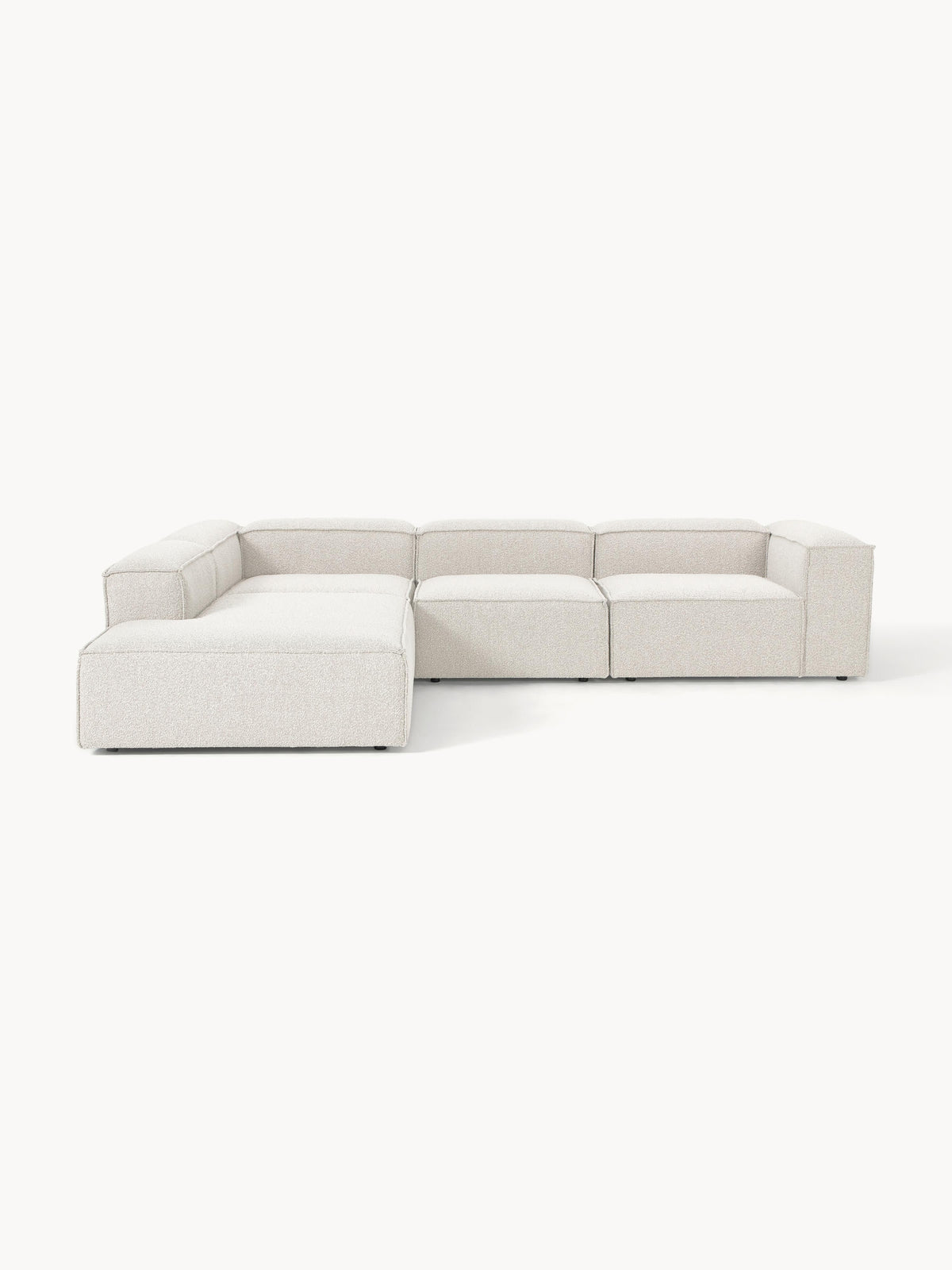 Simpales Lennon Bouclé XL Modular Corner Sofa, 4-Seater