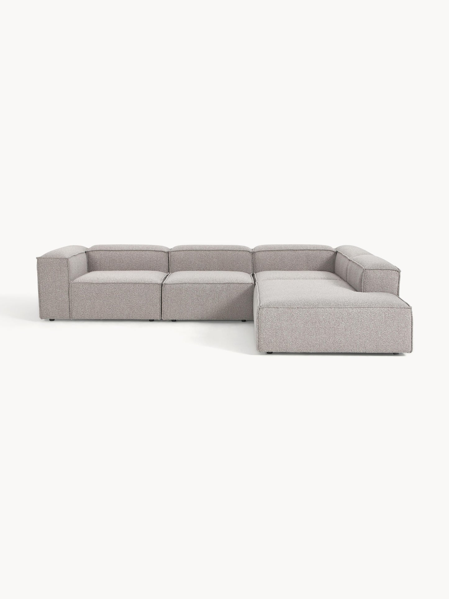 Simpales Lennon Bouclé XL Modular Corner Sofa, 4-Seater