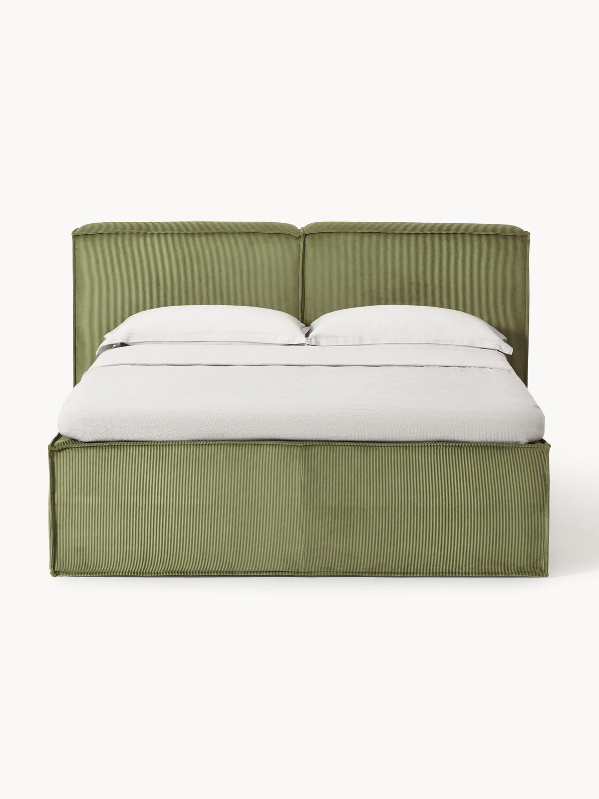 Simpales Lennon Corduroy Bed with Box Spring