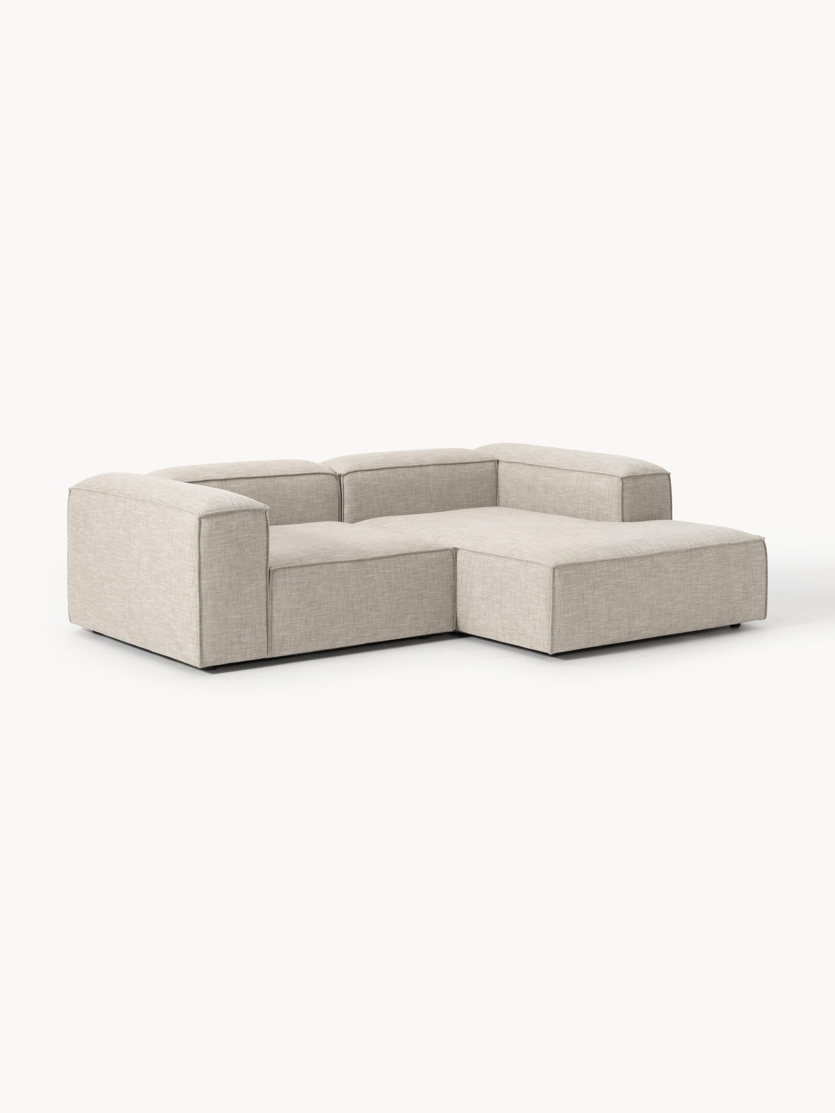 Simpales Lennon Linen Blend Modular Corner Sofa, 2-Seater