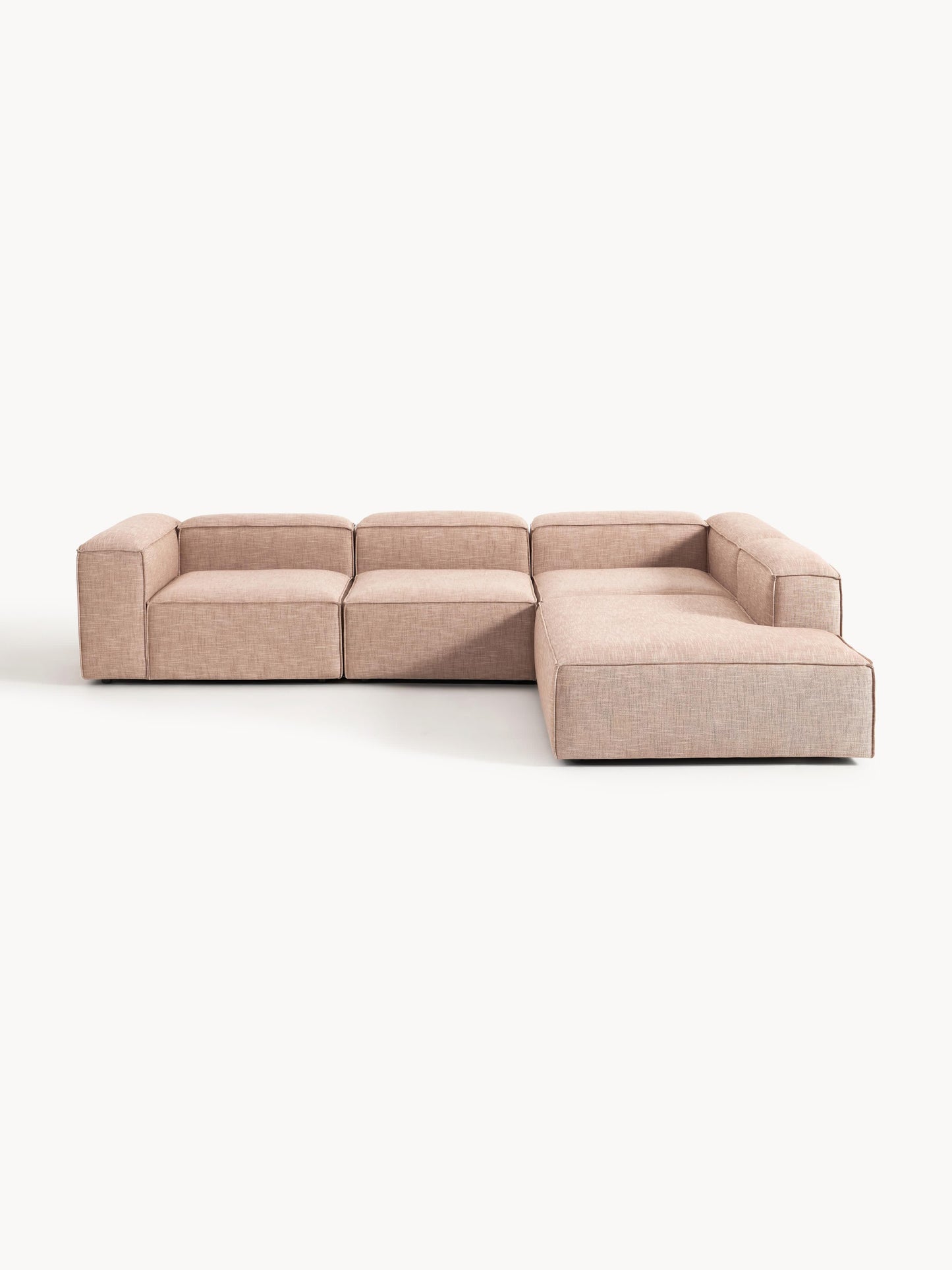 Simpales Lennon Modular XL Corner Sofa in Linen Blend (4-Seater)