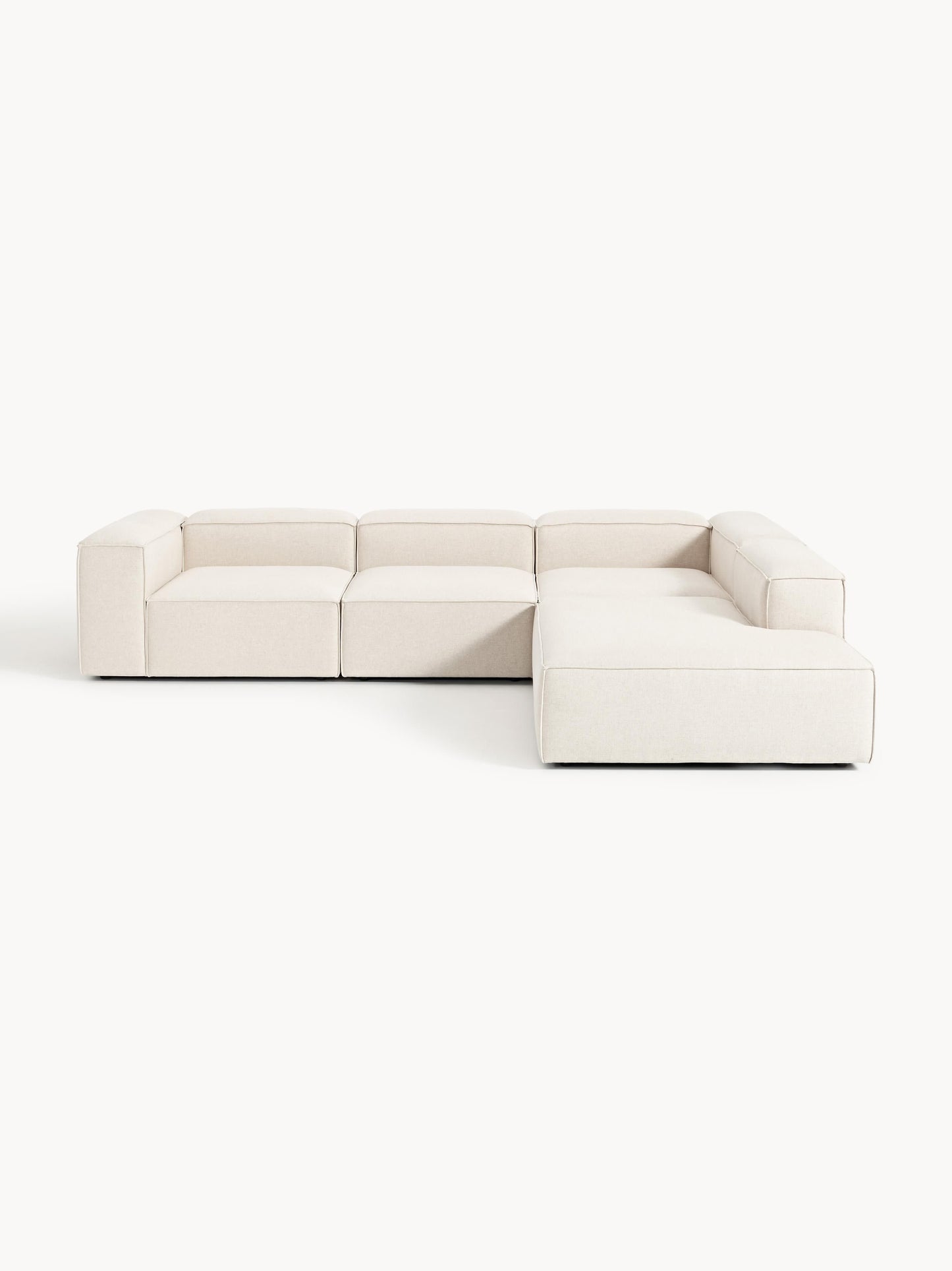 Simpales Lennon Modular XL Corner Sofa in Linen Blend (4-Seater)