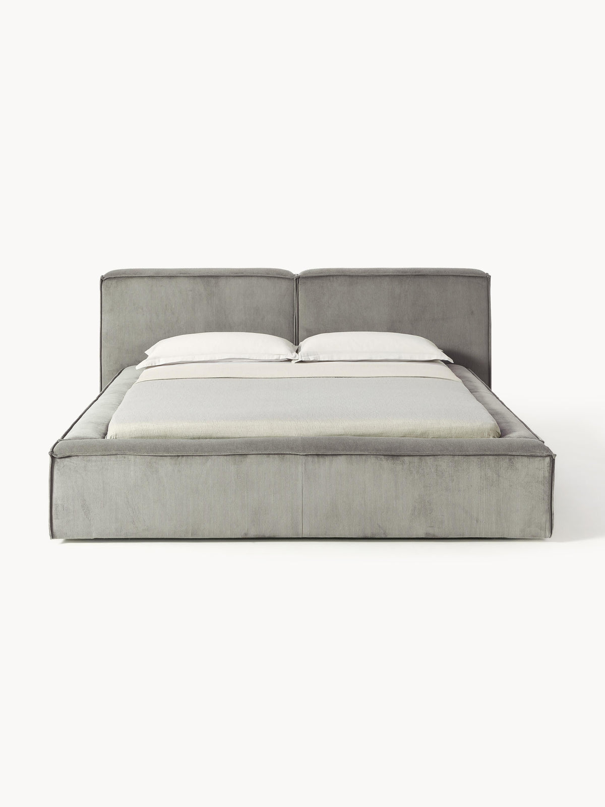 Simpales Lennon Upholstered Bed, Corduroy