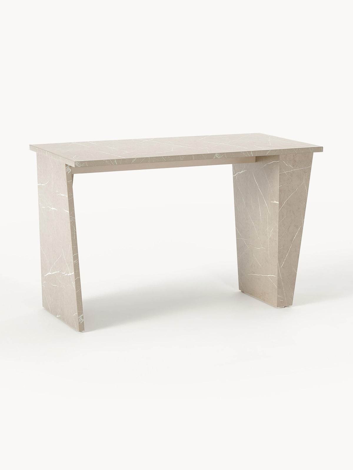 Simpales Liam Desk with Travertine Look