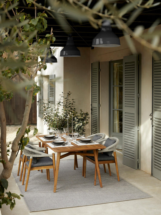 Simpales Marc Garden Table, Acacia Wood, 180 x 90 cm