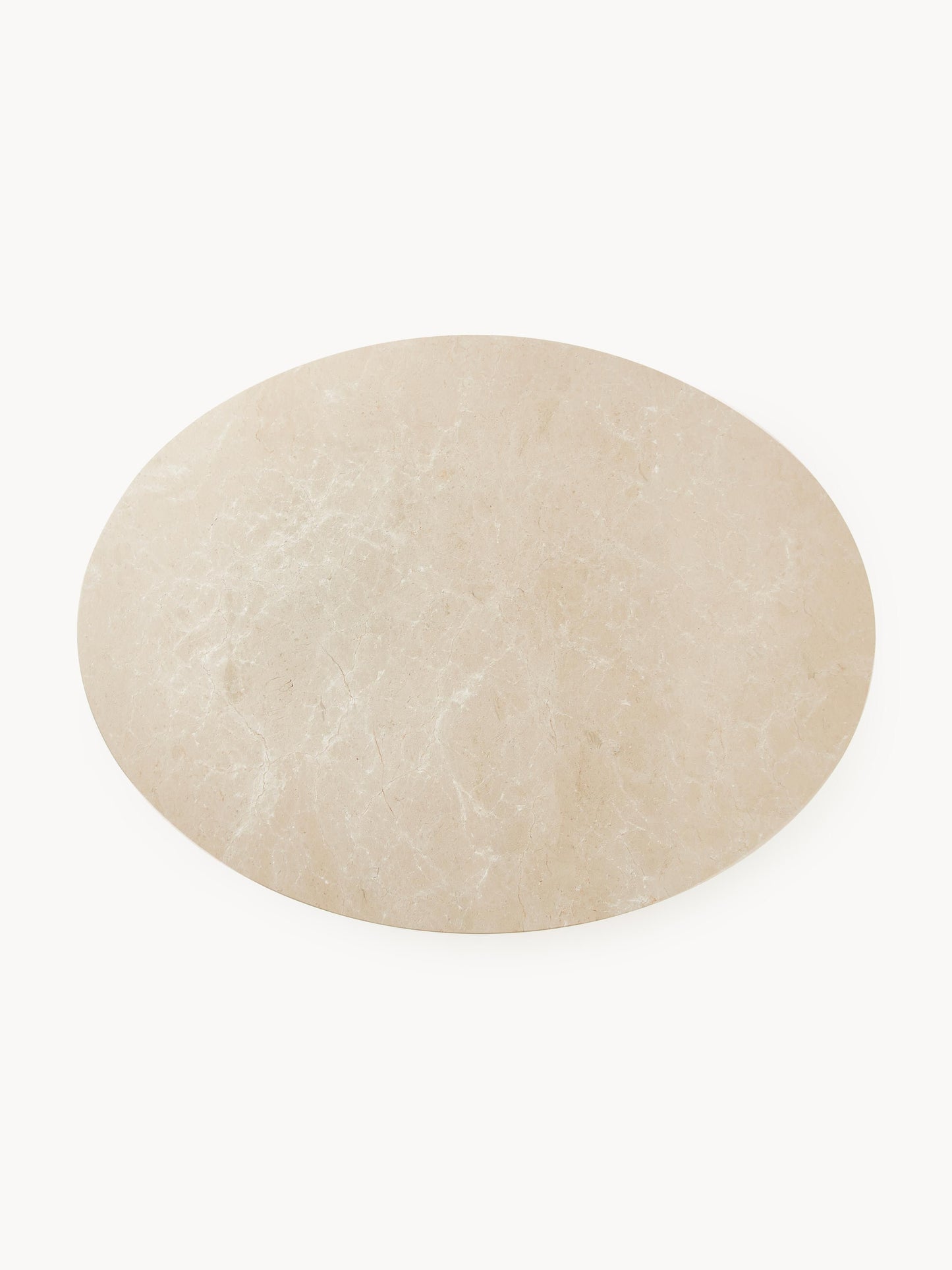 Simpales Miley Marble Dining Table, Oval, 120 x 90 cm