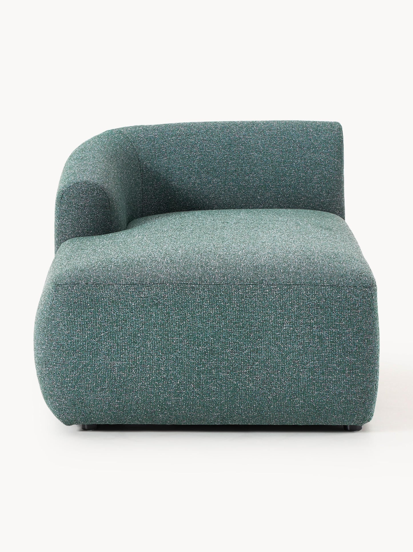 Simpales Sofia Corner Chaise Module in Bouclé