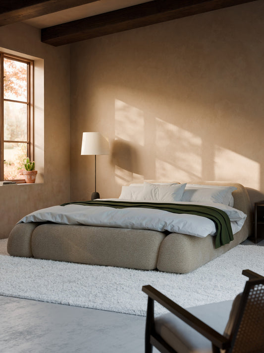 Simpales Wolke Bed with Upholstery
