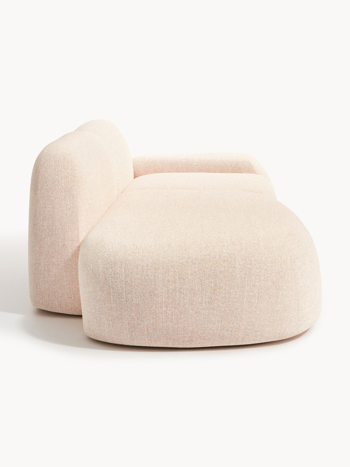 Simpales Wolke Bouclé Chaise, Modular (3-Seater)