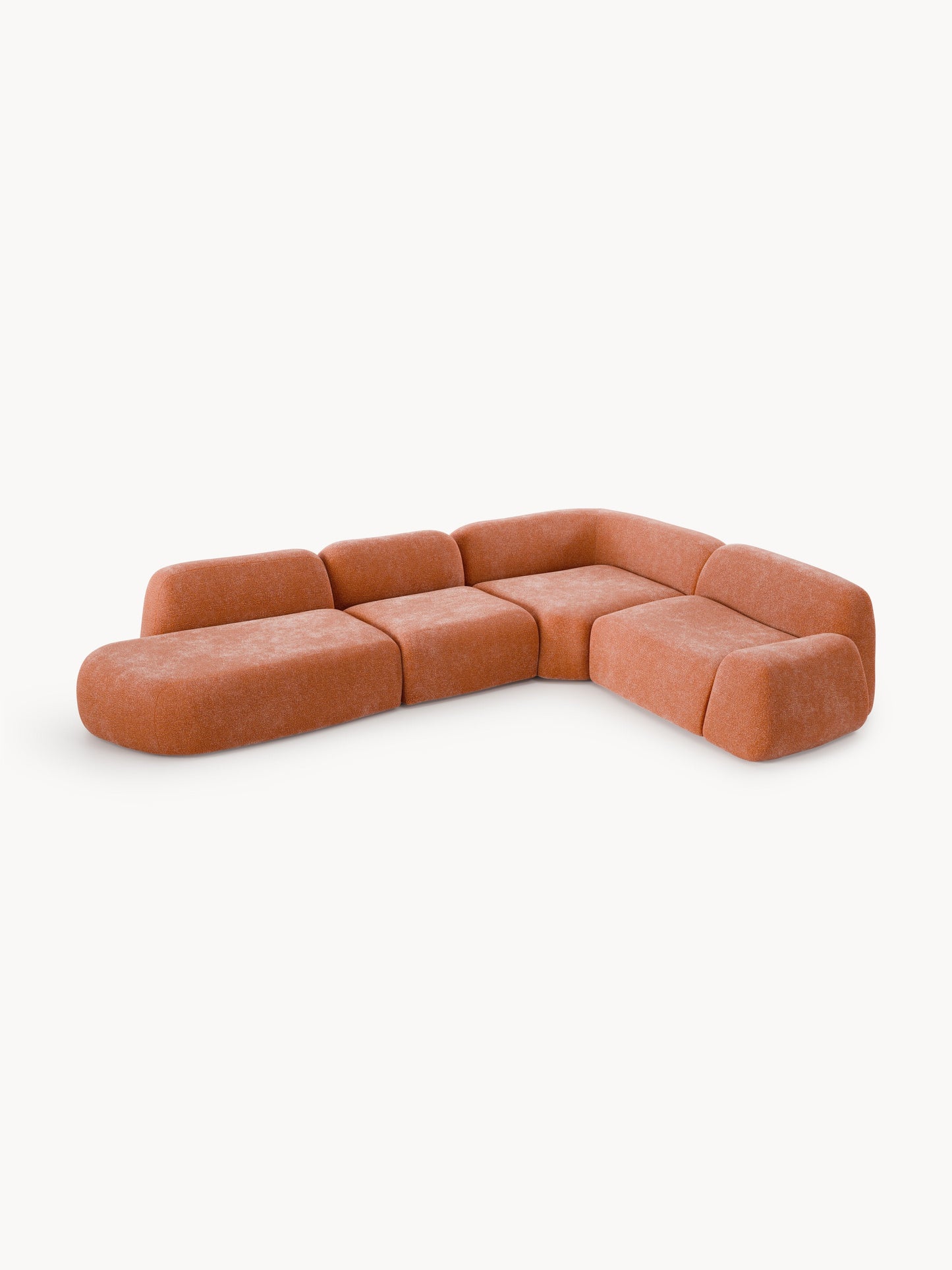 Simpales Wolke Chaise Longue Corner Sofa, Modular, XL