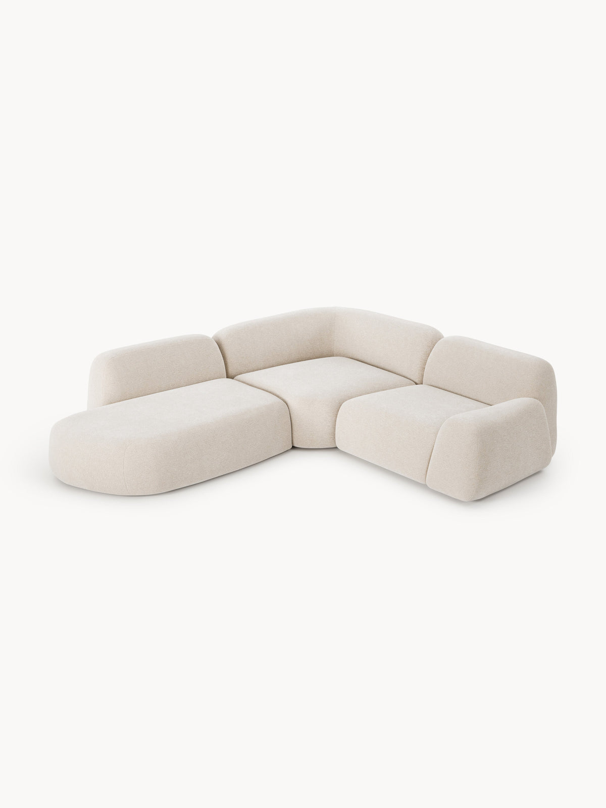 Simpales Wolke Corner Sofa with Chaise Longue, Modular, 4-Seater