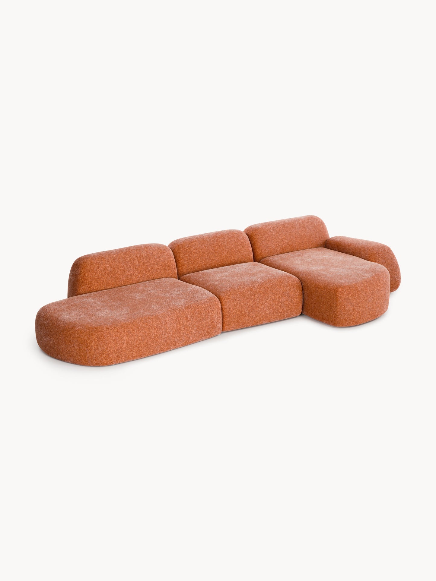 Simpales Wolke Corner Sofa with Chaise Longue, Modular, 4-Seater
