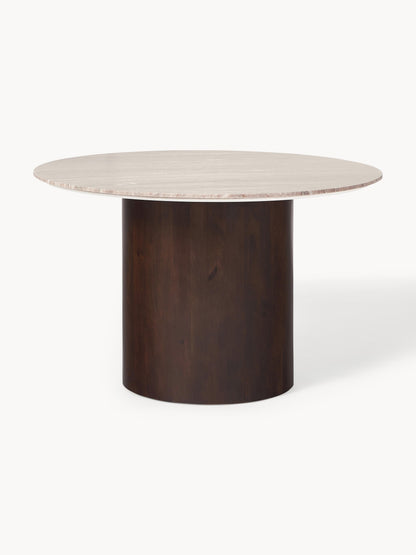 Simpales Abby Marble Dining Table, Round, Ø 120 cm