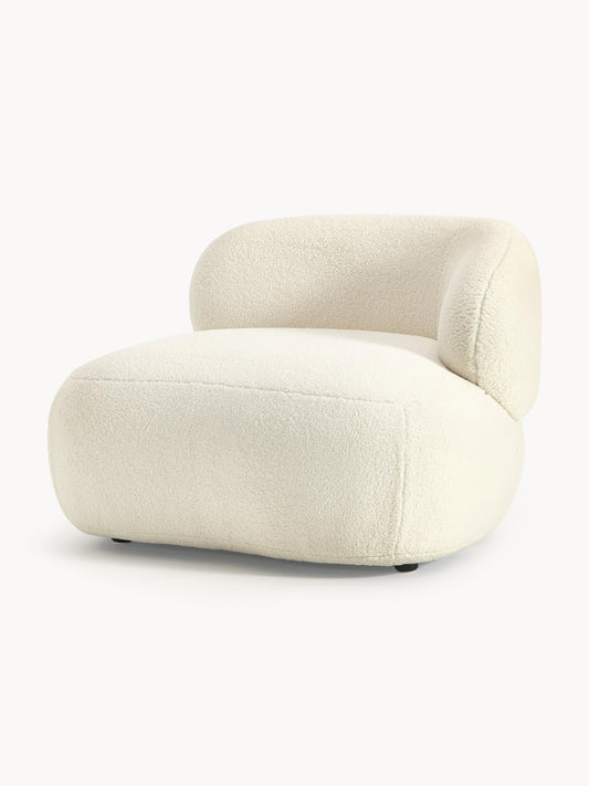 Simpales Alba Lounge Chair (Teddy Fur)