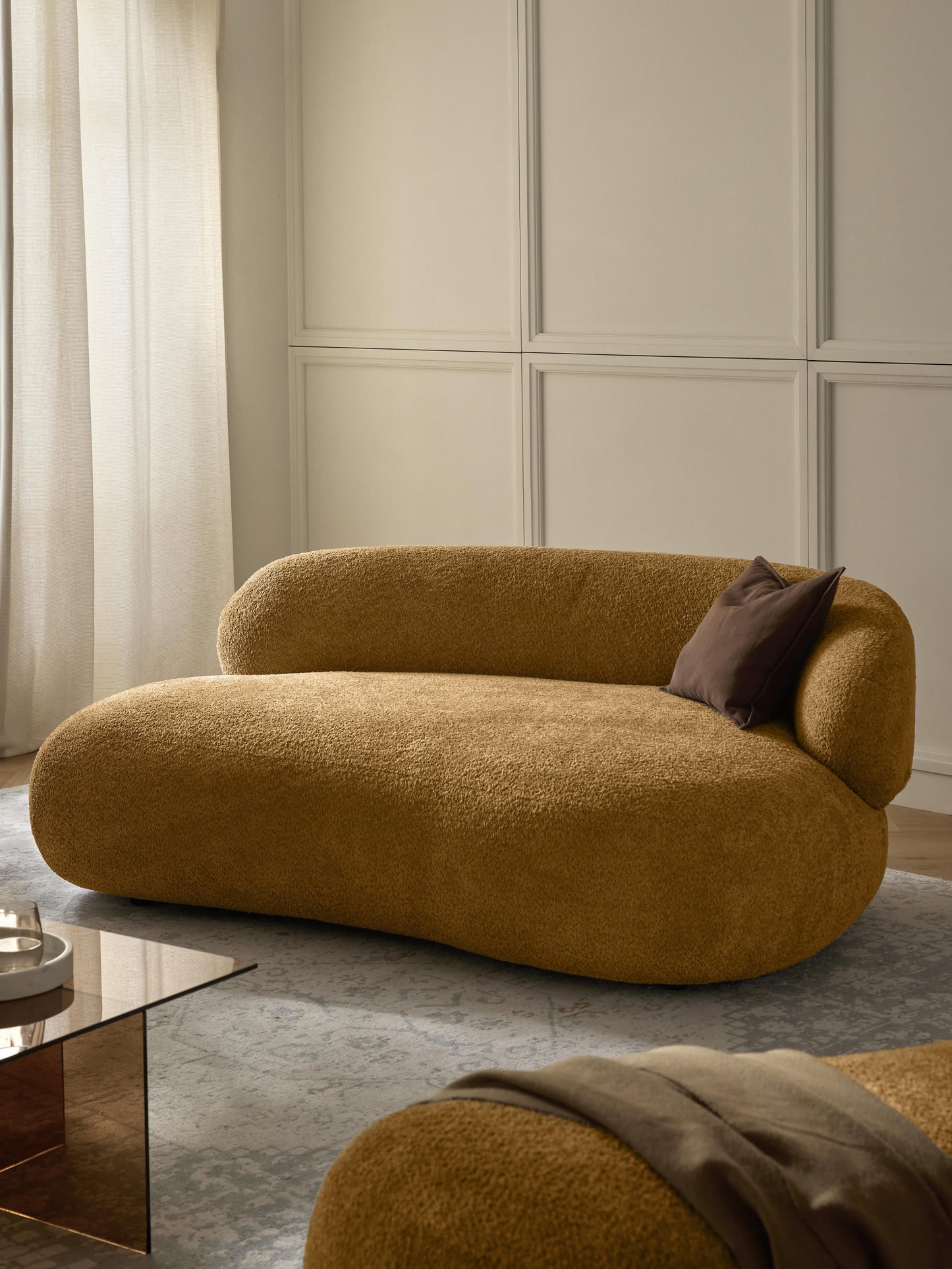 Simpales Alba Sofa in Teddy Bouclé, 2-Seater
