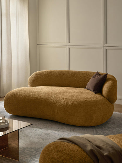 Simpales Alba Sofa in Teddy Bouclé, 2-Seater