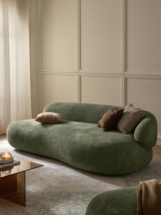 Simpales Alba Sofa in Teddy Bouclé, 3-Seater
