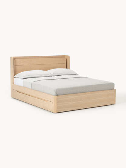 Simpales Allow Bed with Drawers in Wood