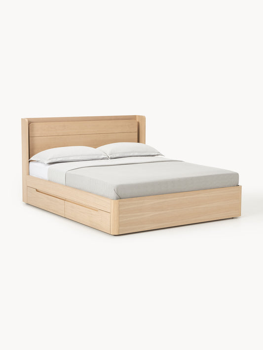 Simpales Allow Bed with Drawers in Wood