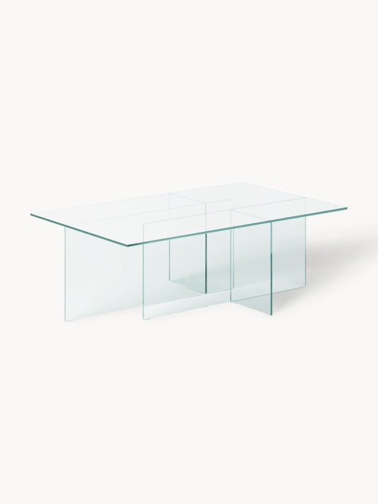 Simpales Anouk Coffee Table, W 102 cm, in Glass