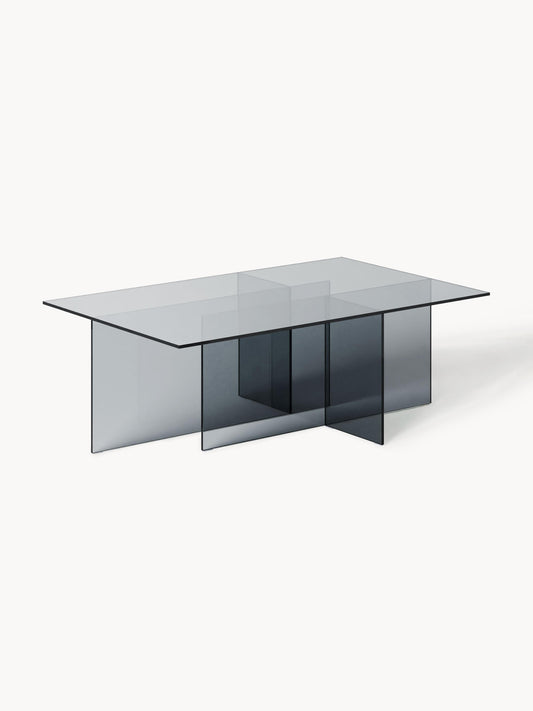 Simpales Anouk Coffee Table, W 102 cm, in Glass