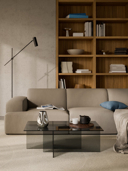 Simpales Anouk Coffee Table, W 102 cm, in Glass