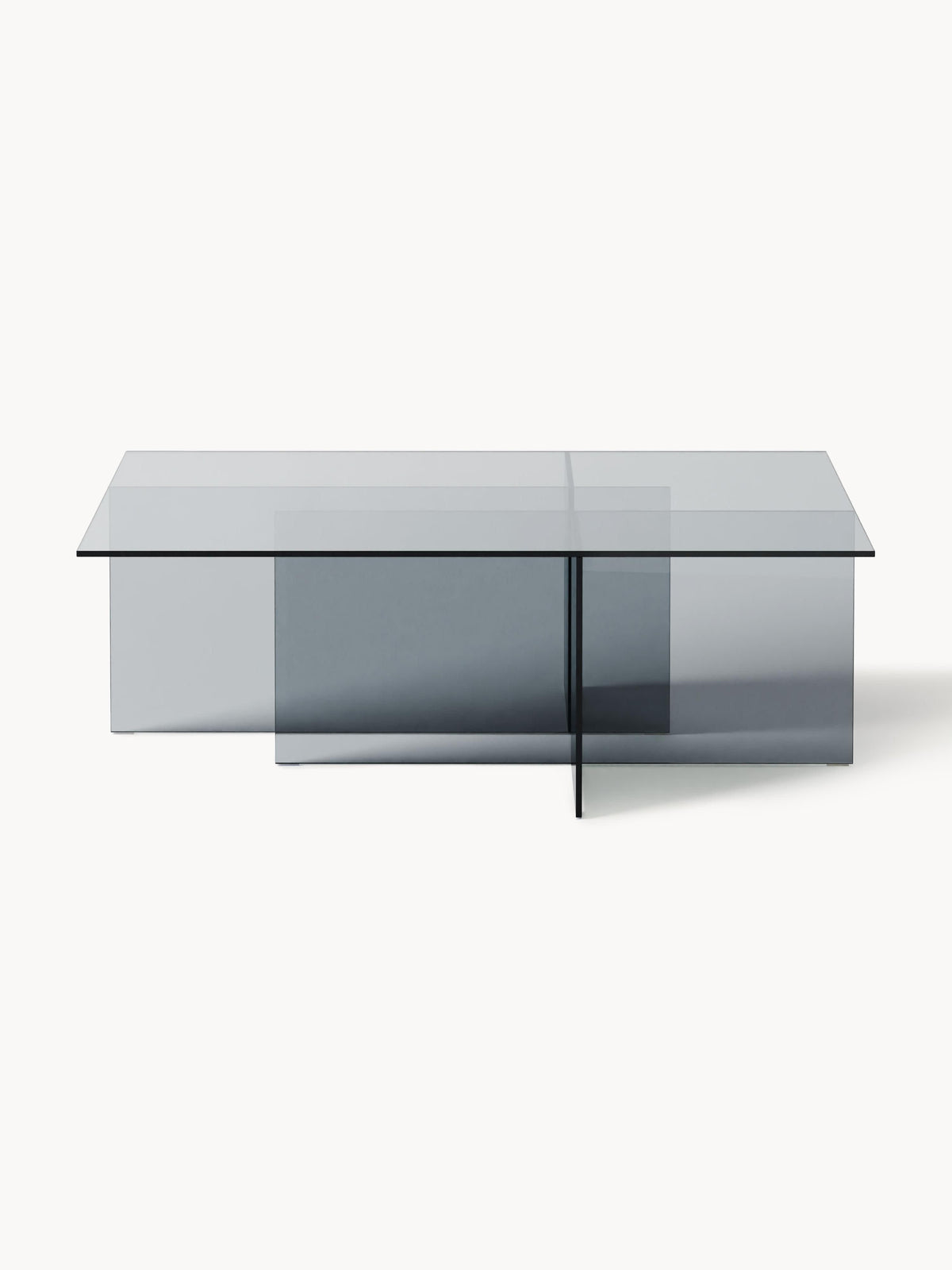 Simpales Anouk Coffee Table, W 102 cm, in Glass