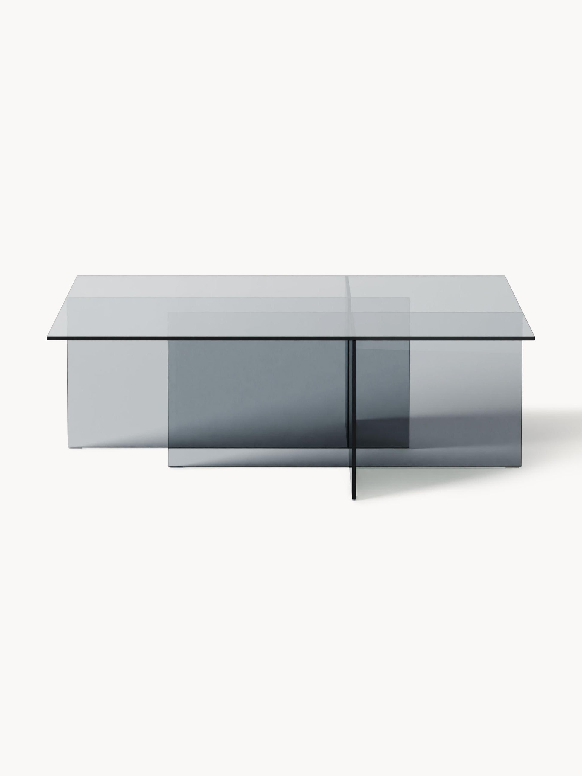 Simpales Anouk Coffee Table, W 102 cm, in Glass