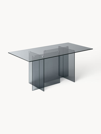 Simpales Anouk Dining Table, Glass, 180 x 90 cm