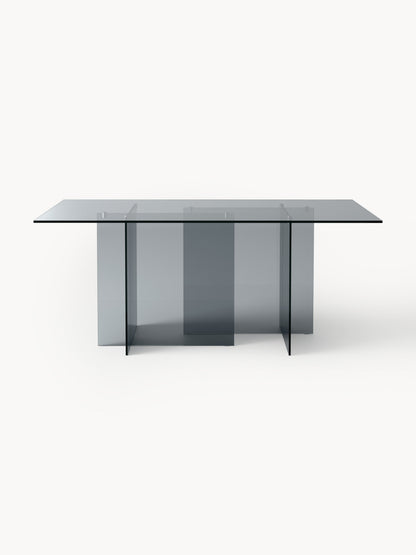 Simpales Anouk Dining Table, Glass, 180 x 90 cm
