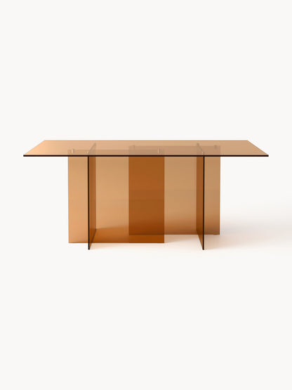 Simpales Anouk Dining Table, Glass, 180 x 90 cm