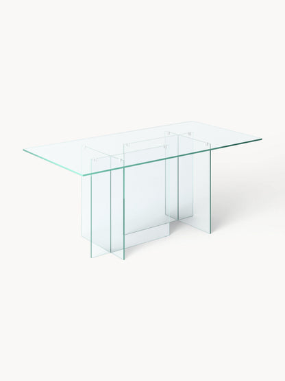 Simpales Anouk Dining Table, Glass, 180 x 90 cm