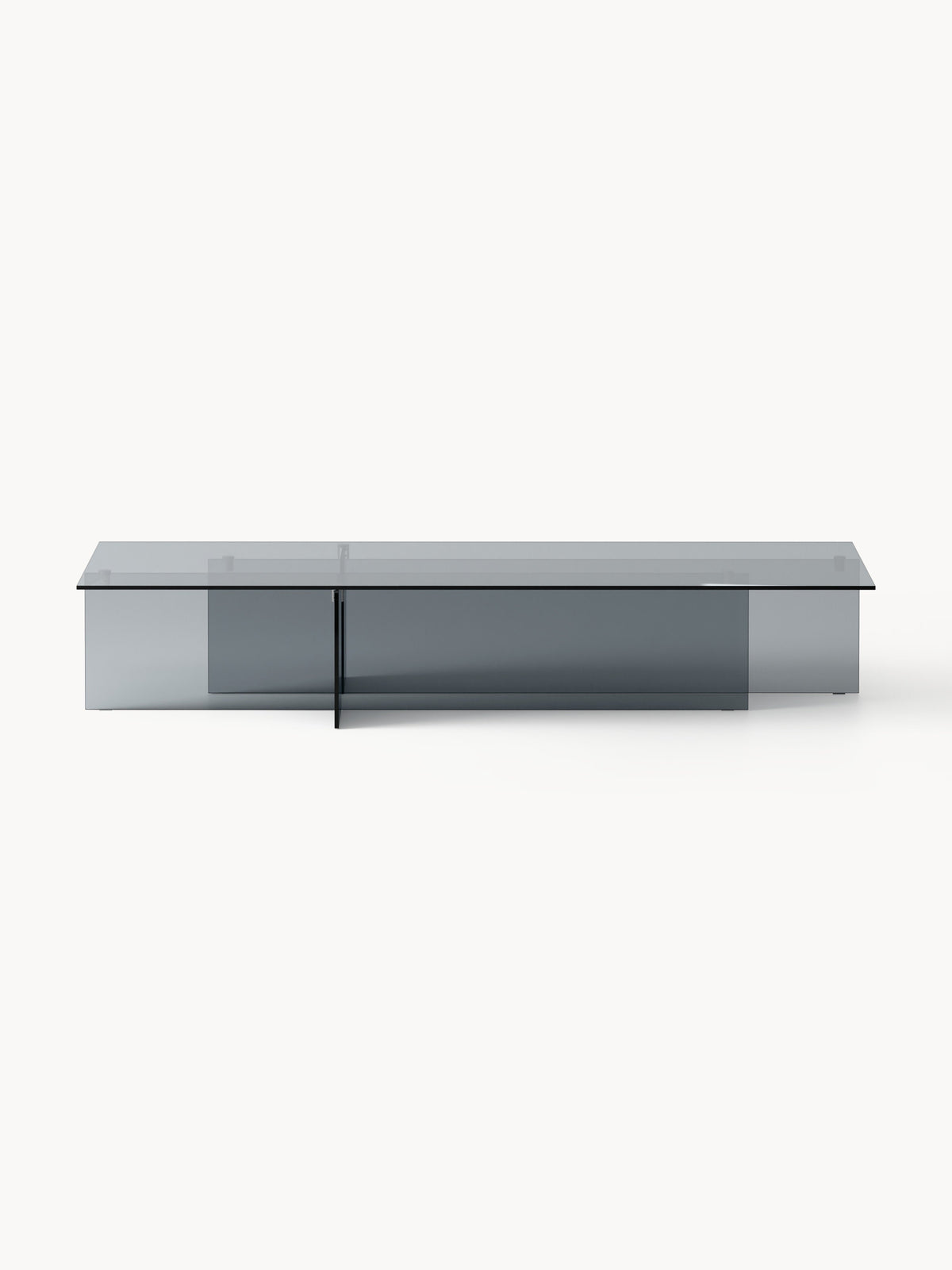 Simpales Anouk Large Coffee Table, W 160 cm, in Glass