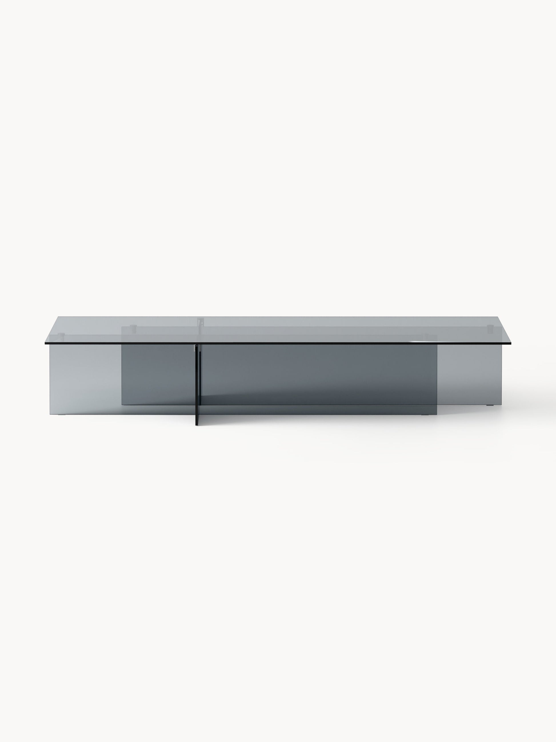Simpales Anouk Large Coffee Table, W 160 cm, in Glass