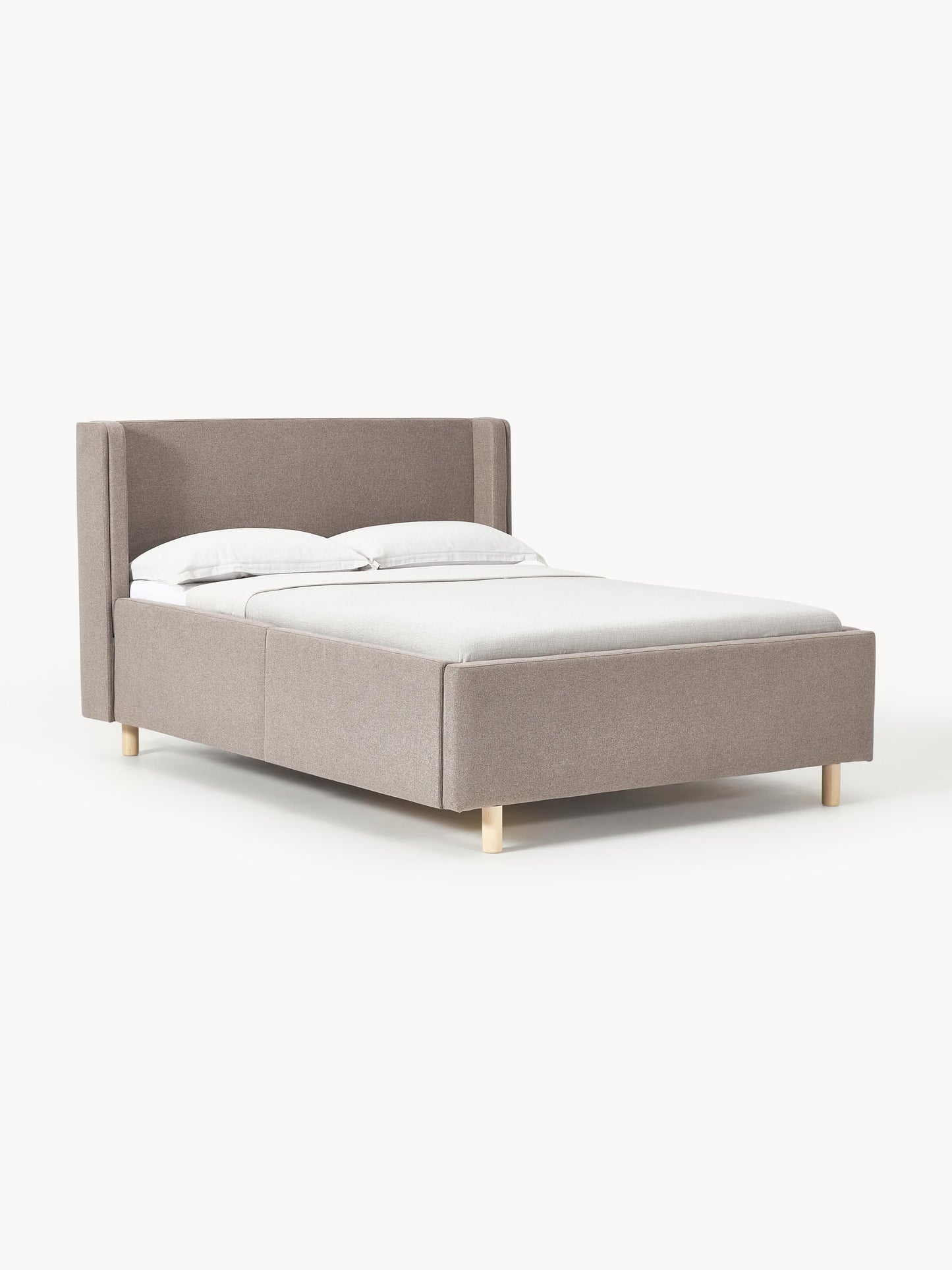 Simpales Arche Upholstered Bed Frame with Drawers