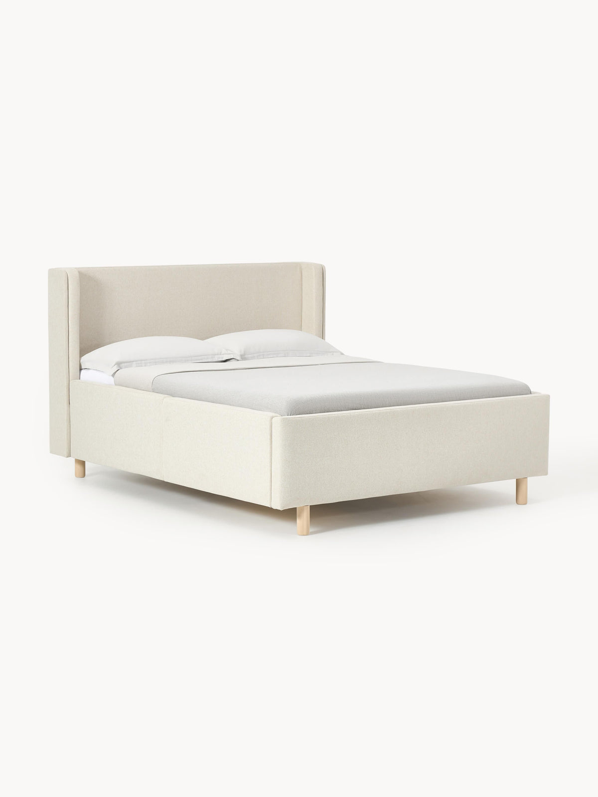 Simpales Arche Upholstered Bed Frame with Drawers
