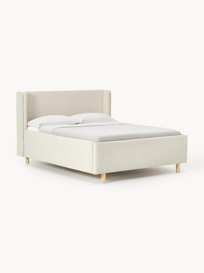 Simpales Arche Upholstered Bed Frame with Drawers