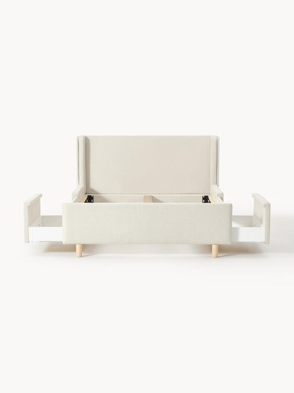 Simpales Arche Upholstered Bed Frame with Drawers