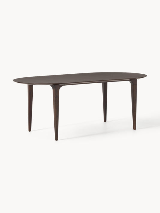 Simpales Archie Oval Dining Table, Mango Wood, 200 x 100 cm